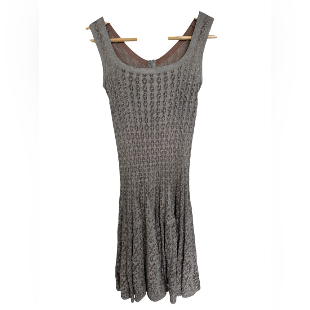 Alaia Gray Mini Dress